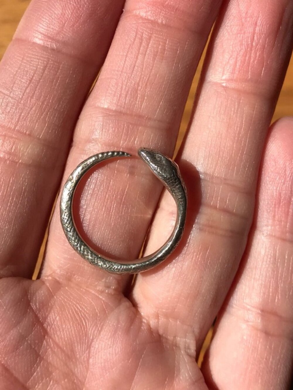Pamela Love Serpent Ouroboros Silver Ring 6 - Picture 6 of 7